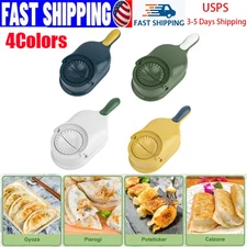 1PC 2 In 1 DIY Dumpling Maker Dumpling Skin Press Dough Presser Mold Tool NEW