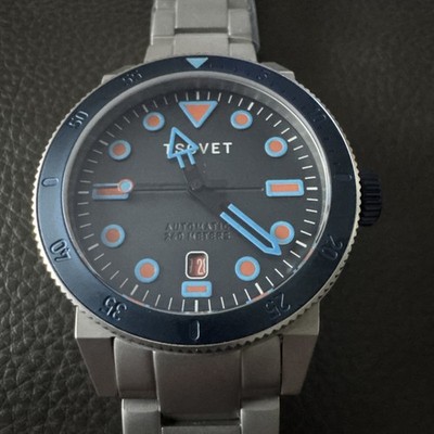 TSOVET SMT ML53 AUTOMATIC Catalina Blue Dial Stainless Steel Watch 42mm