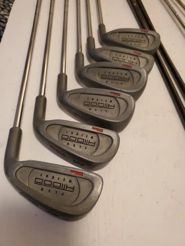 Wilson HT1000 Flow Weight Golf Clubs 4,5,6,8,9,P, + 4 More -10 Golf Clubs Total- - Image 2 of 4