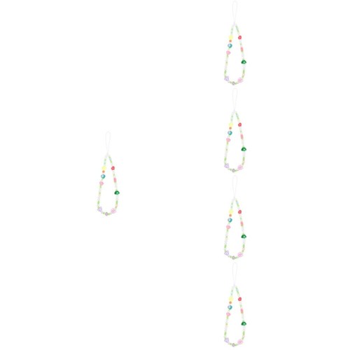 Contrast Color Beaded Lanyard Miss Mobile Pendant Phone Charm Wrist Strap - 第 54/60 張圖片