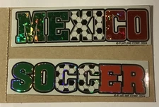 Mexico And Soccer Vending Machine Stickers Futbol
