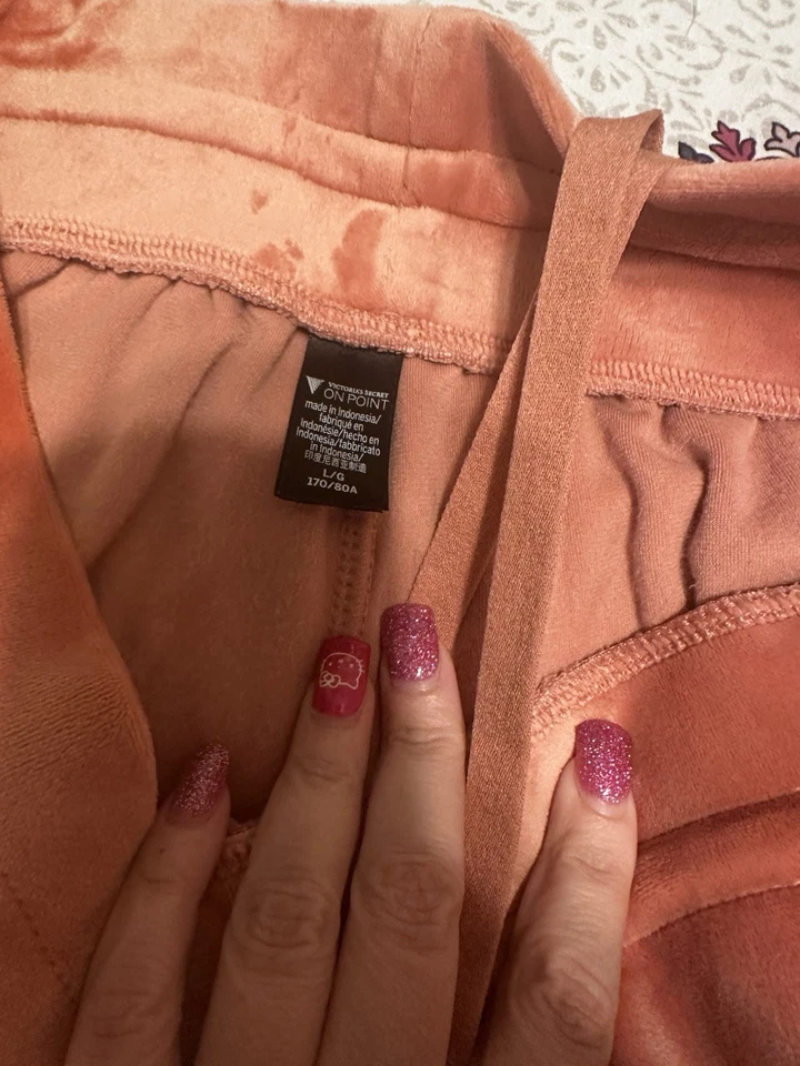 Traje de chándal Victoria’s Secret naranja talla grande para mujer 2 piezas Foto 2 de 4