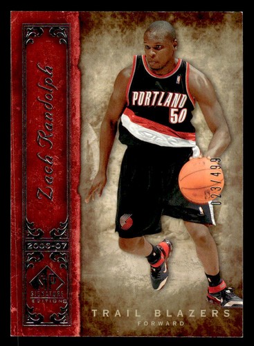 2006-07 SP Signature #80 Zach Randolph #D 23/499! - Imagen 1 de 2