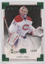 2013-14 Upper Deck Artifacts Goalies Emerald 13/99 Carey Price #104 r7h