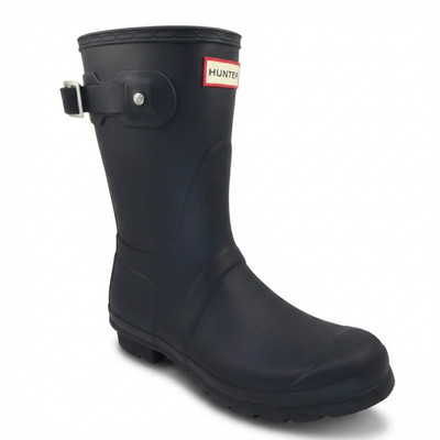 Hunter Women's Original Short Rain Boots Size US 8 Casual Boots, Black NWOB