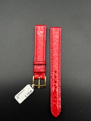 #930 ORIGINAL NOS CHOPARD LEDERBAND LEDER 13MM ARMBAND BAND STRAP HAPPY DIAMOND