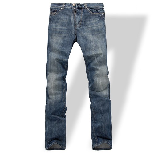 FOX JEANS Men's Gerald Classic Comfort-Fit Straight Blue Denim Jeans SIZE 38 - Picture 8 of 9