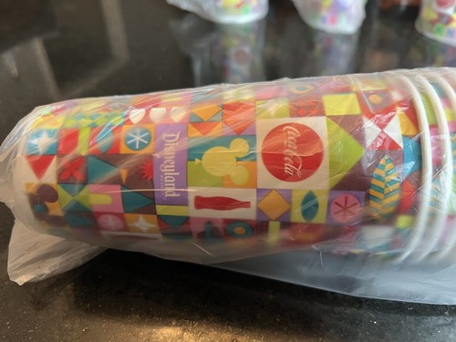 DisneyLand Mary Blair Inspired Coca Cola Paper Cups Sealed Sleeve Of 50 ...
