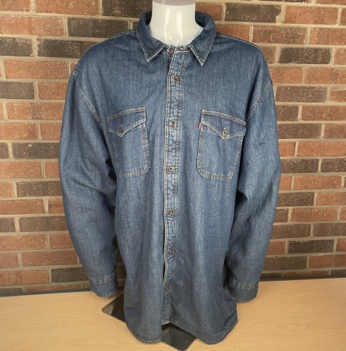 levi denim shirt ebay