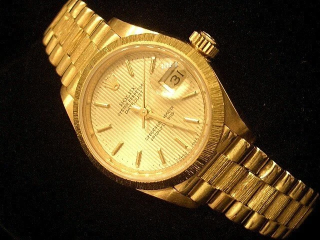 Rolex Datejust 18K Yellow Gold Ladies Watch