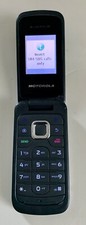 RARE Motorola W418G Tracfone Wireless Grey/Black Flip Phone STMTW418GB