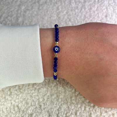 Blaues Böses Auge Armband Nazar, Mal De Ojo Perlenarmband, Boncuk Perlenarmband