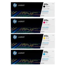 HP 410A (CF410A) Black,Cyan,Magenta,Yellow Toner Cartridge (4-pack)