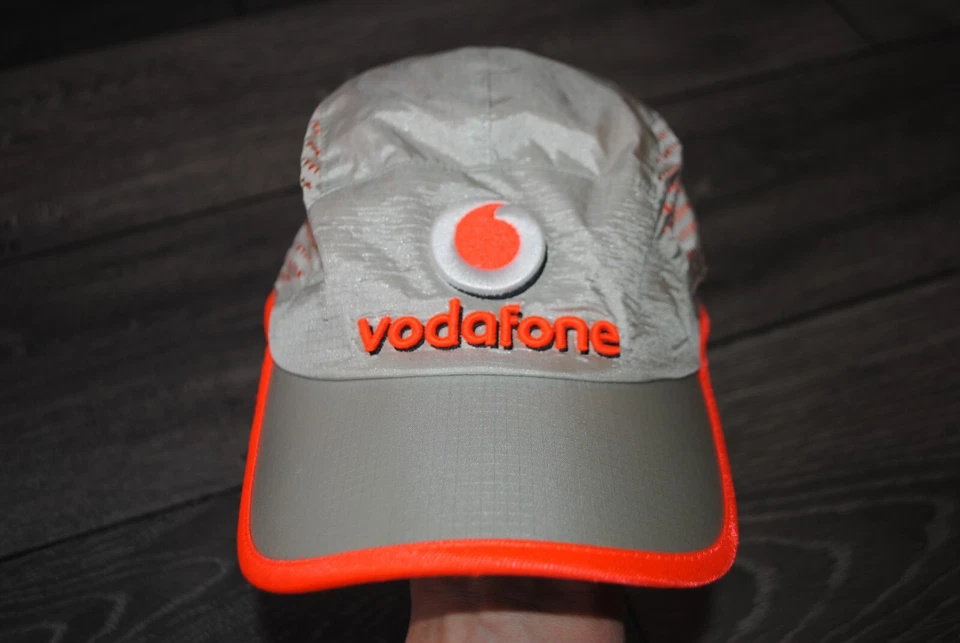 MCLAREN MERCEDES BENZ TEAM FERNANDO ALONSO VODAFONE GRAY BASEBALL HAT CAP MEN - Image 2 of 4