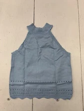 Shein Womens Blue Knit Tank Size Medium