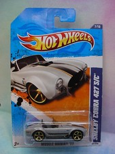 2011 Hot Wheels SHELBY CORBA 427 S/C #107?gray-silver;gold mc5?MUSCLE MANIA