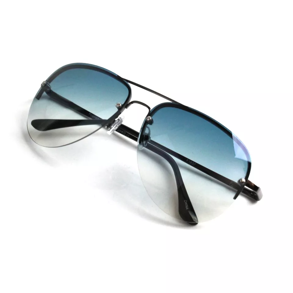 Gafas de sol de aviador hombres mujeres moda retro conducción piloto sombras F1837 degradado Foto 2 de 3