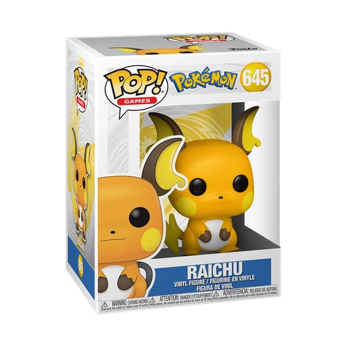 Funko Pop Vinyl Figure Pokemon Raichu #645, Unopened Original Box
