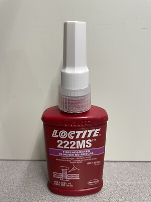 NEW Loctite 222 Threadlocker Low Strength 135334 50 ml, 1/4'' Dia or Smaller