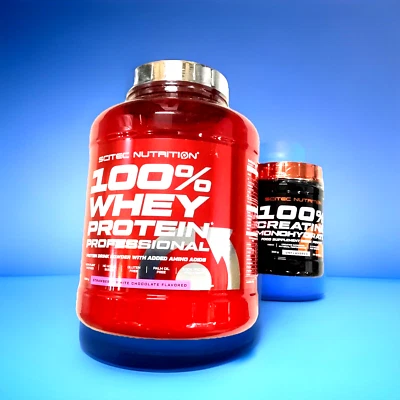 (29,32€/kg)Scitec Nutrition 100%Whey Protein Professional 2350g+Creatine 300g