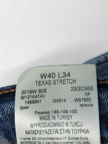WRANGLER Men Texas Stretch Straight Leg Jeans Size W40 L32 - Picture 7 of 10