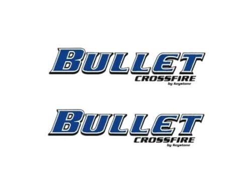 Bullet Crossfire by Keystone RV Trailer GRAPHICS DECALS Stickers Logo Camper - Zdjęcie 1 z 1