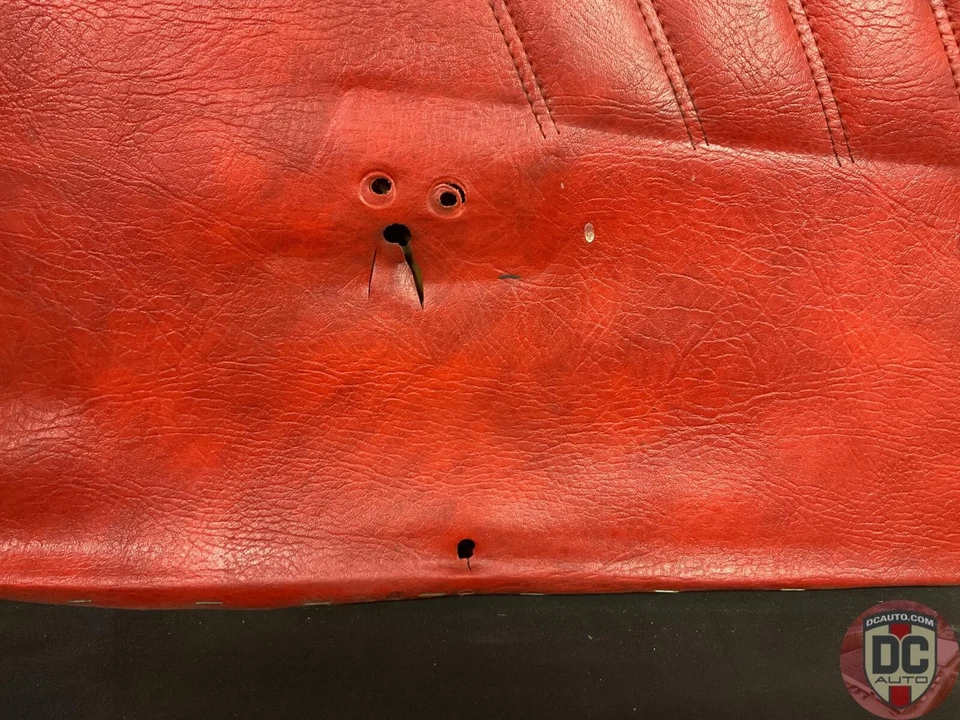 Panel de puerta de pasajero derecho Porsche 911 1974-1975 cuero sintético langosta 125448 Foto 3 de 4