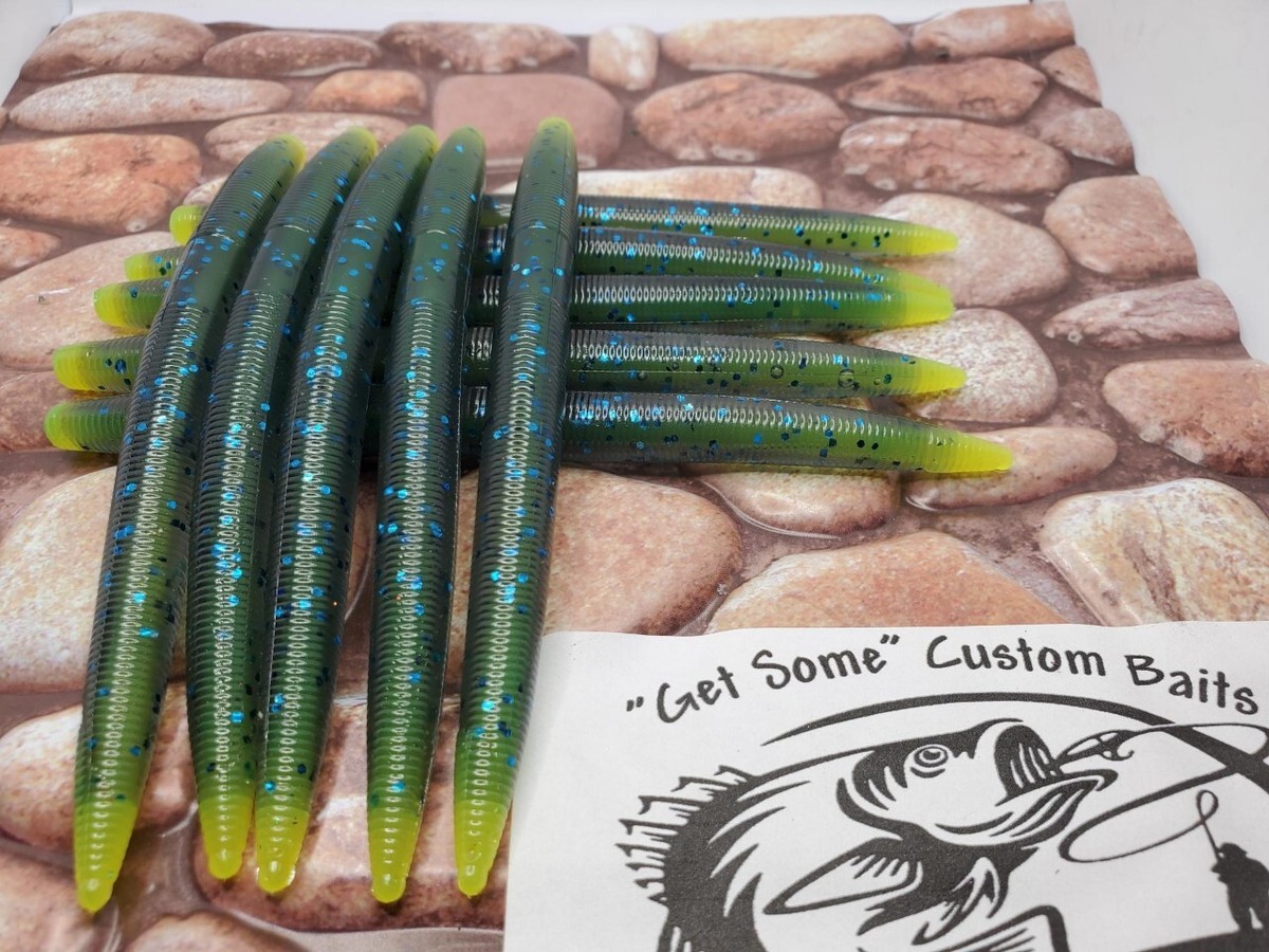 30er-Pack 4 Zoll Senko Style - GRÜNER PUMPKIN-Bass Weiche