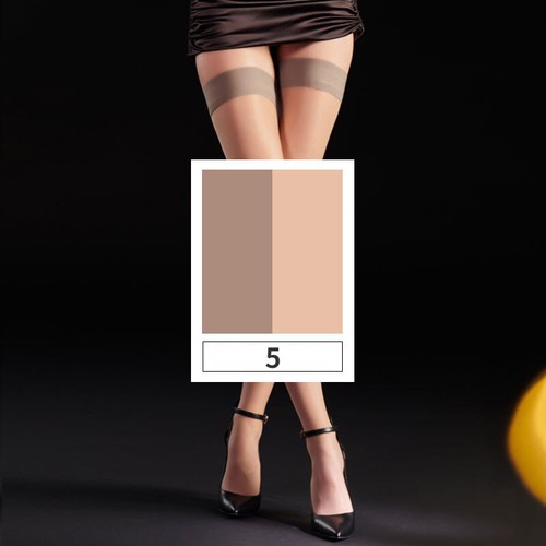 Sexy Damen Durchsichtig Glänzend Oberschenkel Hoch Nylon Strümpfe Halterlose - Picture 17 of 21
