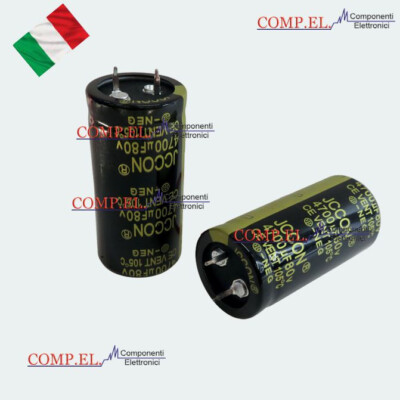 1x Capacitor Eletrolitico 4700uf/70v Snap-in 85º 25x50mm 1x Capacitor Eletrolitico 4700uf/70v Snap-in 85º 25x50mm