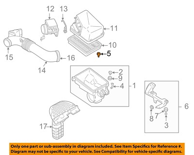 CHRYSLER OEM Air Cleaner Intake-Body Assembly Bolt MD305640 | eBay 