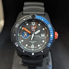 LUMINOX XB.3723 BEAR GRYLLS SURVIVAL BLACK RUBBER SWISS WATCH BLACK 42 MM NEW