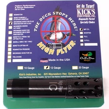 KICKS HIGH FLYER PORTED CHOKE TUBE IMPROVED CYLINDER 12GA BROWNING INVECTOR PLUS