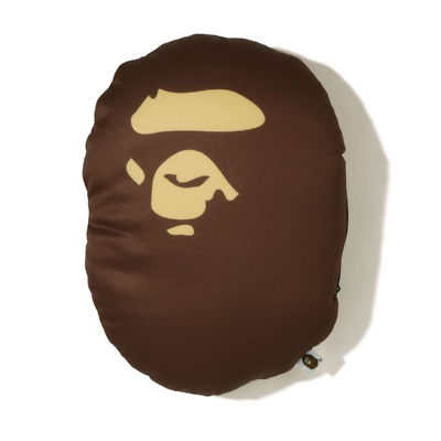 A Bathing Ape BAPE Travel ABC CAMO 2WAY APE HEAD NECK PILLOW