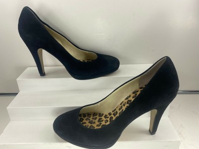 franco sarto black suede pumps