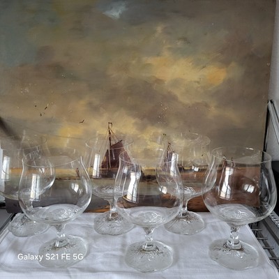 Set 6 Rosenthal Monbijou Classic Rose  Chantre Weinbrad Schwenker Balon Gläser