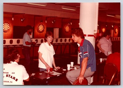Photography Dart Competition Vintage Picture Photo Event Dart Throwing