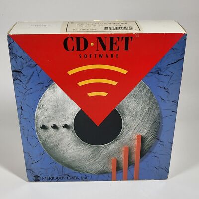 CD Net Plus Software 6.01 Vintage Software Big Box Floppy Disks