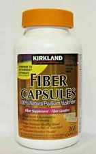 Kirkland Signature Psyllium Fiber 360 Capsules  Compare To Metamucil Caps