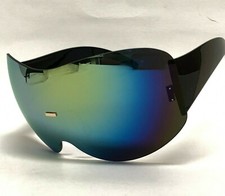 Protective Face SAFETY SHIELD Eye Cover Sunglasses Visor Clear Lens Oversized