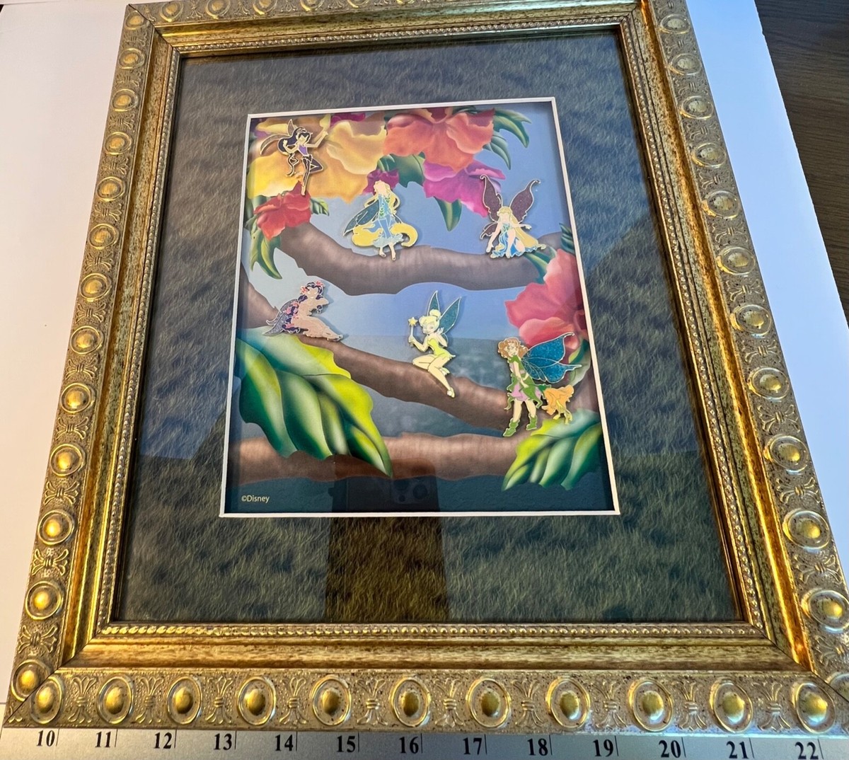 Disney Framed Tinker Bell And Fairy Friends Pixie Hollow 6