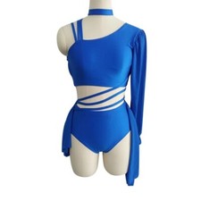 Mesh Modern Dance Ballet Body Suit Training Suit Dance School Group Performance