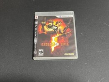 Resident Evil 5 (Sony PlayStation 3, 2009) Complete w/ Manual Tested Working