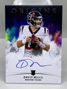Davis Mills 2021 Panini Origins Auto Autograph Rookie RC Houston Texans T19