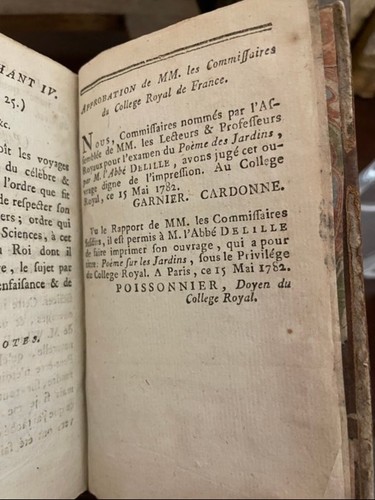 Libro antico botanica Les Jardins Ou L’Art D’Embellir…rara prima edizione 1782 - Foto 10 di 15