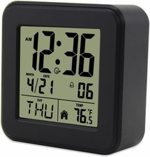 Small Digital Alarm Clock Battery Operated Backlight for Bedroom Kids Room trvel