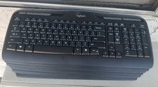 LOGITECH Y-R0067 WIRELESS Keyboards lot of 8 Black 820-008582 no USB Dongle