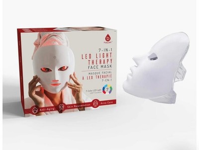 Pursonic 7-in-1 LED Light Therapy Face Mask 7 colors red for acne aging skin NEW
