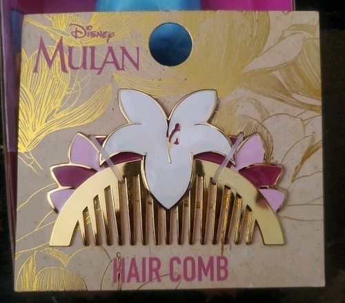 Disney Mulan Satiny Shimmer Barbie Doll 1998 & Metal Hair Comb VINTAGE Mattel NW - Picture 6 of 7