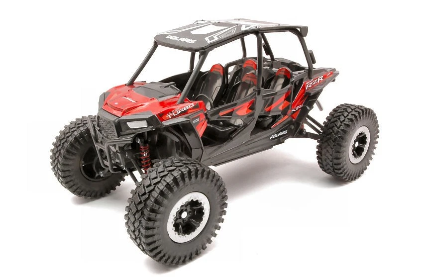 NEW RAY NY57976R POLARIS RZR XP TURBO EPS XTREME OFF ROAD METALLIC RED 1:18 Mode - Photo 1/1